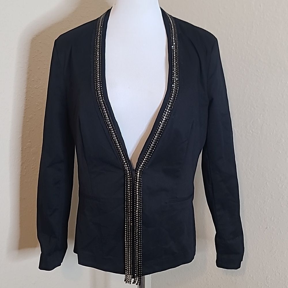 Rhinestone Chain Blazer 